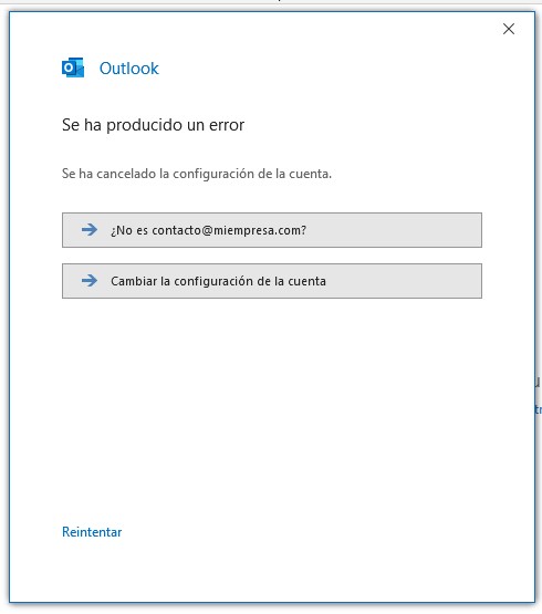 configurando imap en outlook